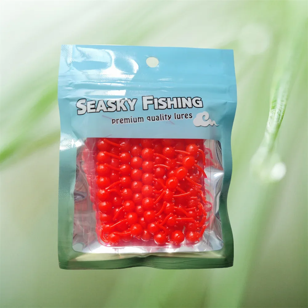 Perles maïs flottantes MUKUN 4mm-6mm pour pêche carpe - appâts silicone souple et attractifs