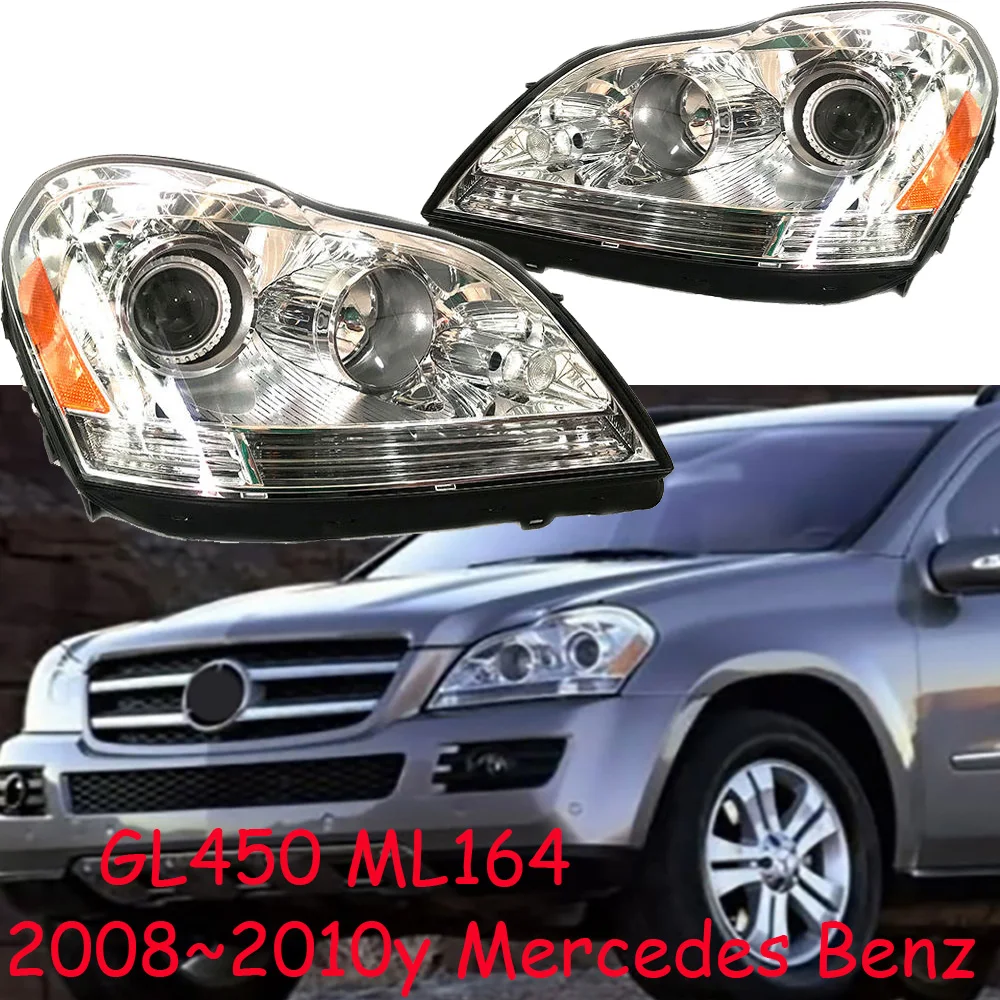 

1pcs car bumper headlamp for Mercedes Benz headlight GL450 ML164 2008~2010y car accessories for Benz ML164 fog light