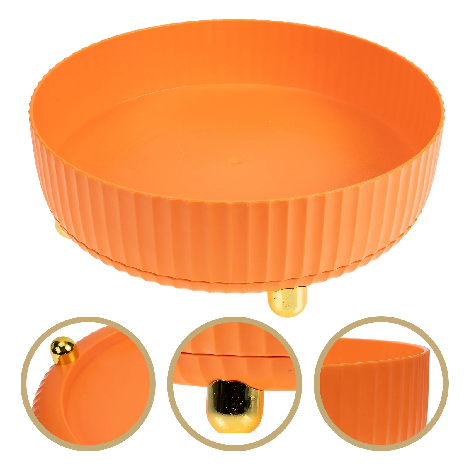 Dressing Table Lipstick Holder Rotatable Cosmetics Organizer Plastic