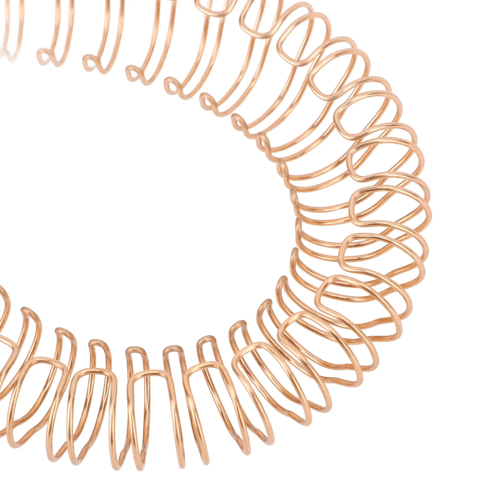 100개입 9/16인치 와이어 바인딩 스파인 120매 용량 스파이럴 더블 루프 바인딩 트윈 루프 와이어 콤 바인딩 스파인
