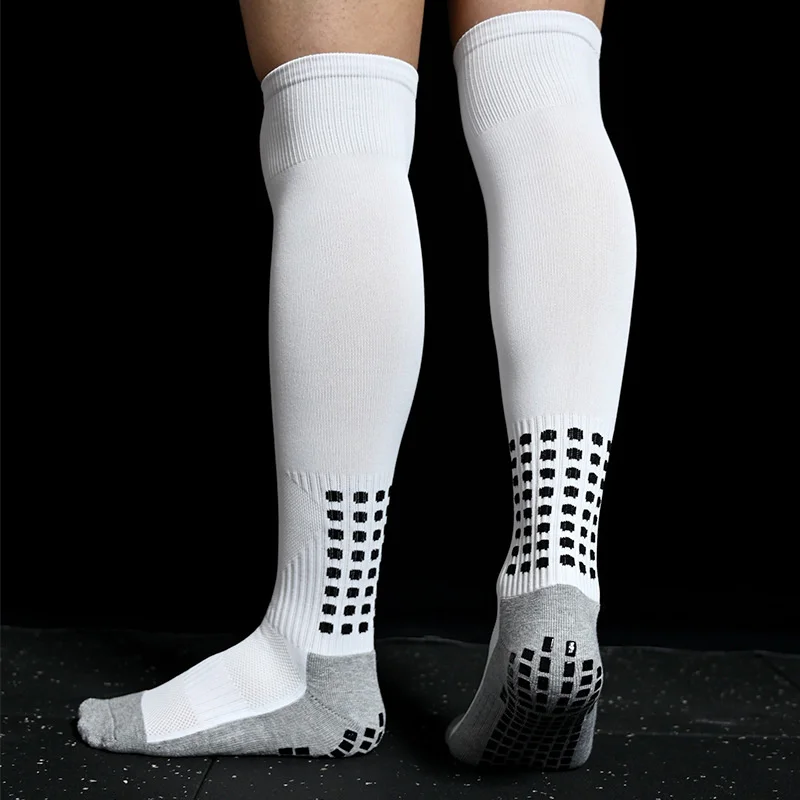 Breathable Women Knee Men Socks Non-Slip High Soccer Towel Bottom Cycling Hiking Sports Training Long Football Socks