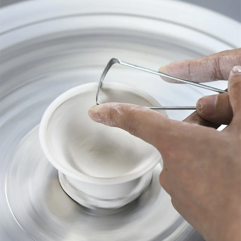 Strumenti per vetri in ceramica Punta delle da Pinza per immersione Clip per smalto per argilla polimerica Fai da te Artigianato in ceramica Scolpire Modellazione Overglaze Fornure  15