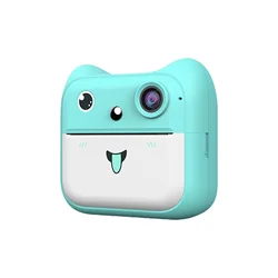 Children's Instant Print Camera - 48MP HD Digital Camera with Inkless Thermal Printing & Bonus Paper Roll - Perfect Gift (Blue)