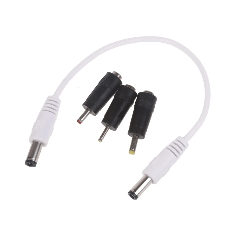 Power Plug 5.5mmx2.5mm Male Plug to 5.5x2.5mm Male Adapter Connector Cable Drop Shipping