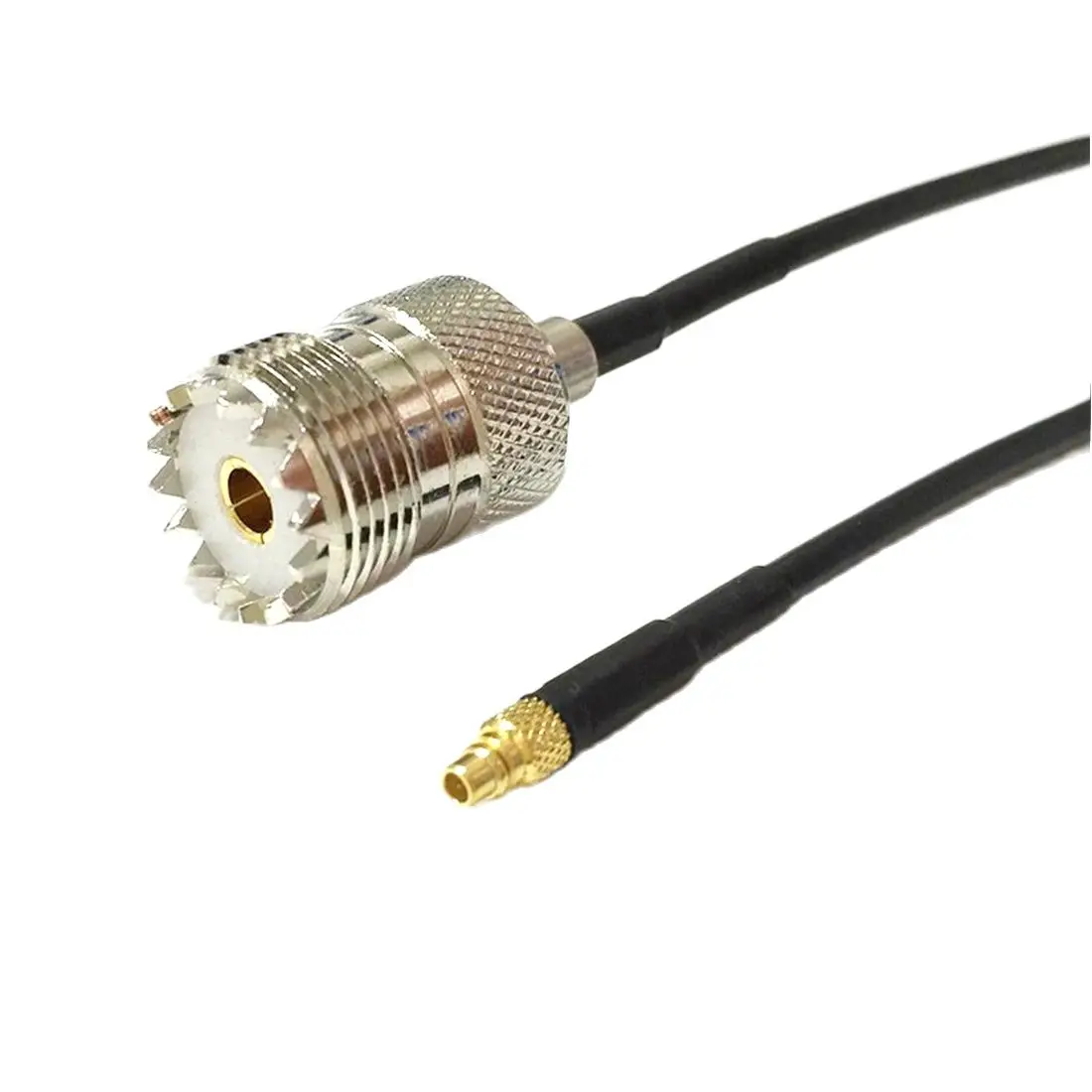 New Modem Coaxial Cable UHF Female Jack Connector Switch MMCX Male Plug Connector RG174 Cable 20CM 8inch Adapter