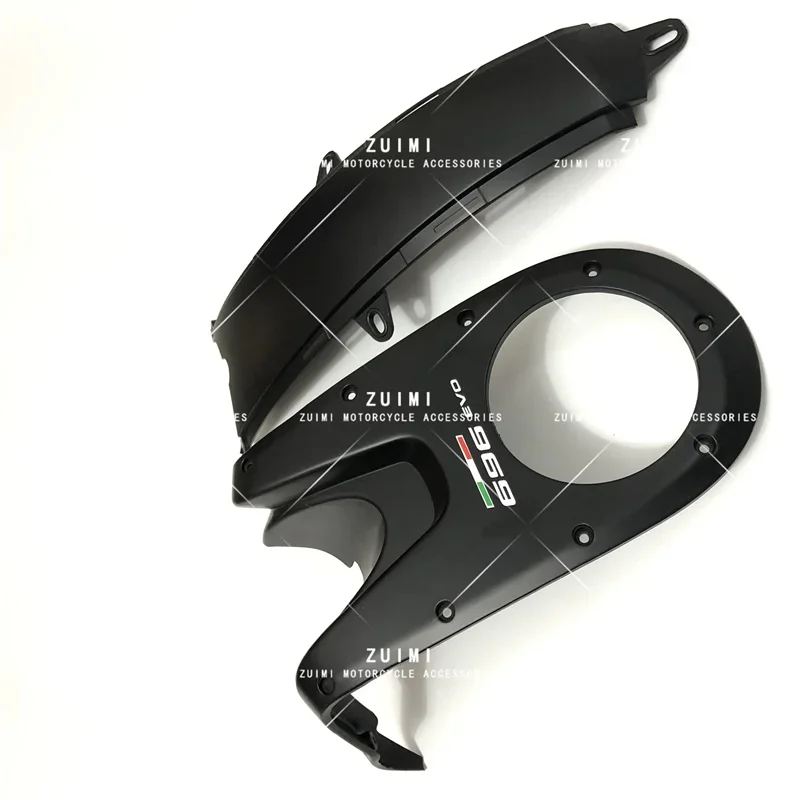 Motorcycle fuel tank shell suitable for Ducati Monster 696 795 796 1100 Fuel tank upper and lower panels ABS matte black