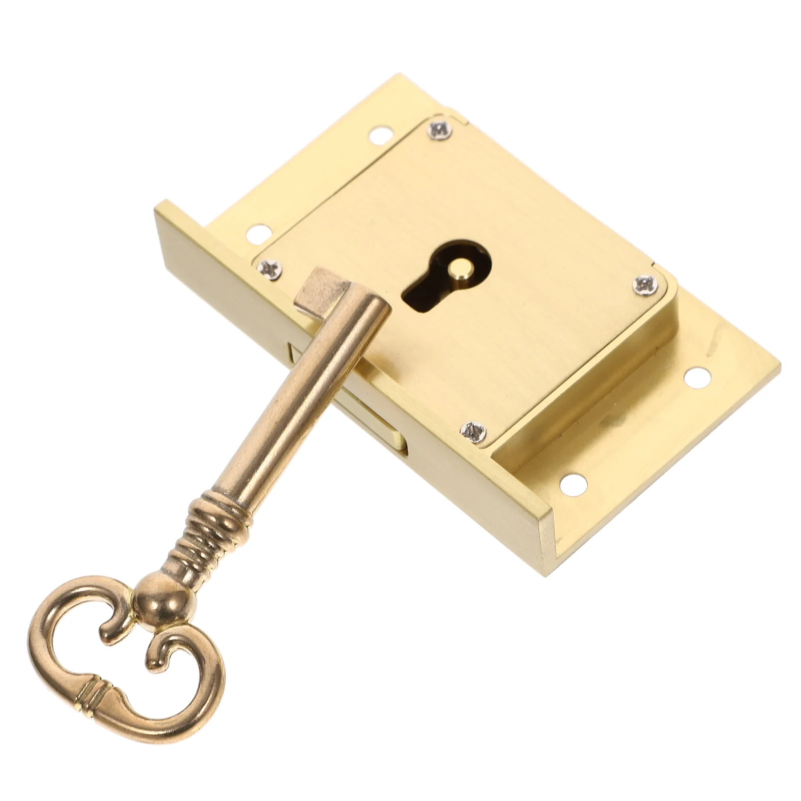 

Door Locks Drawer Locks Safety Heavy Showcase Desk for Drawers with Key Brass Gym