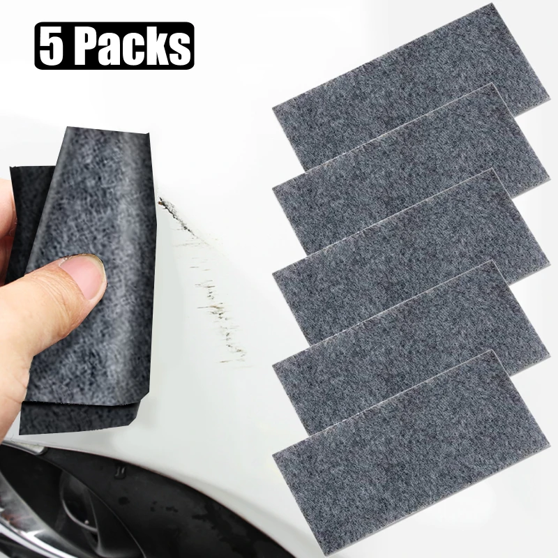 1/5Pcs Nano Sparkle Anti-Scratch Cloth for Car Scratch Magic Cloth Repair Paint Scratches Metal Polishing Cloth Scratch Removal