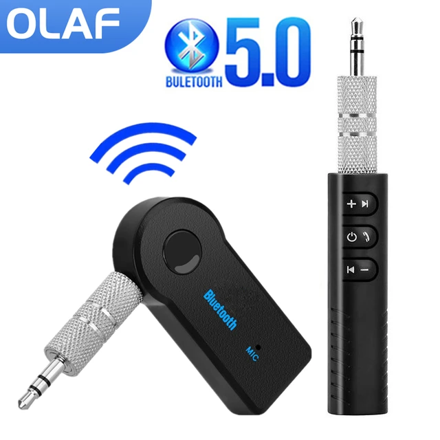 Bluetooth 5.0 Transmitter Receiver Wireless Audio Adapter 2 In 1 A2dp 3.5mm  Jack Aux Bluetooth Adapter For Pc Tv Headphone Car - Wireless Adapter -  AliExpress