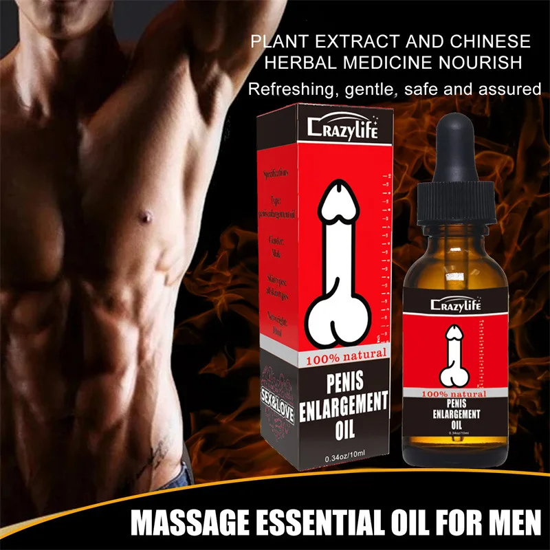 Penis Thickening Growth Man Biggest Enlargement Liquid Cock Erection Enhance Health Care Enlarge Massage Enlargement Oil 10ml