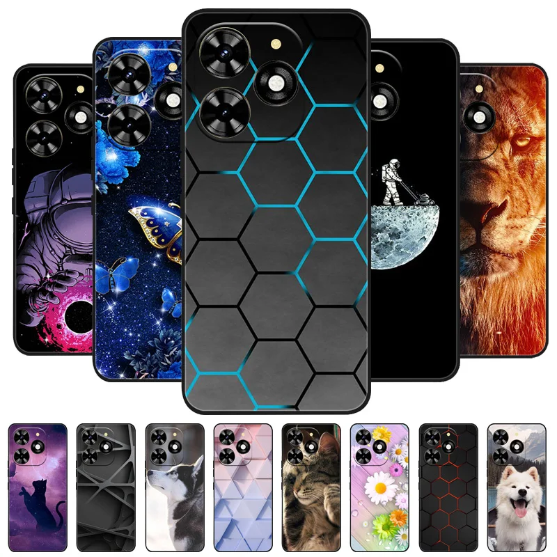 Stylish Painted Silicone TPU Soft Phone Shell
