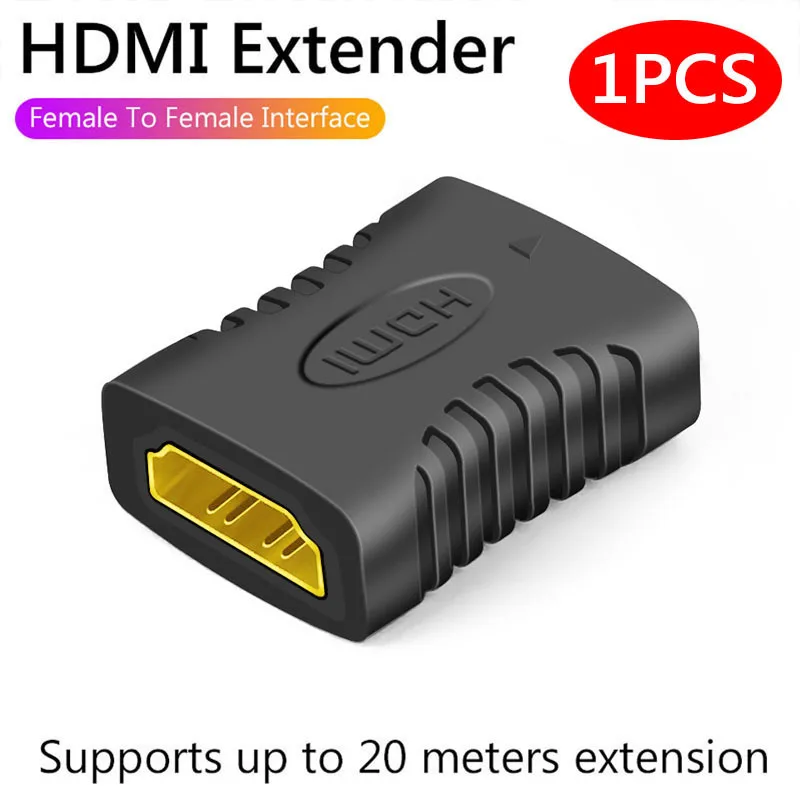 HDMI Female Extension Coupler Supports 4K for PC TV