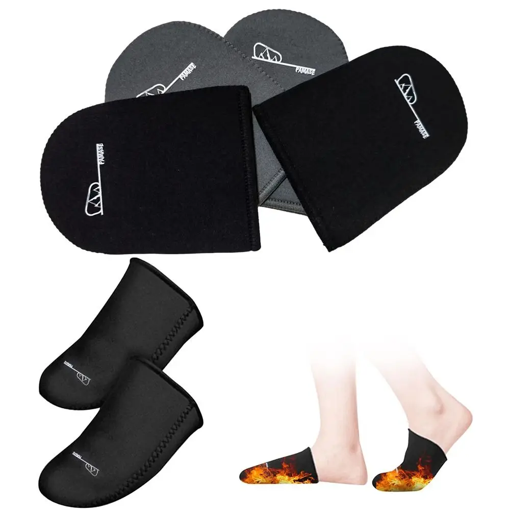 Copripunta In Neoprene Per Piedi | 4 Paia Scaldadita | Ideali Per Ciclismo, Trekking, Bagno Ghiaccio - Foto 6