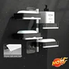 Soap Holder No Punching Rotatable 2/3/4 Layers Soap Box Container Toilet Bathroom Wall Mounted Soap Holder Bathroom Storage Box 1