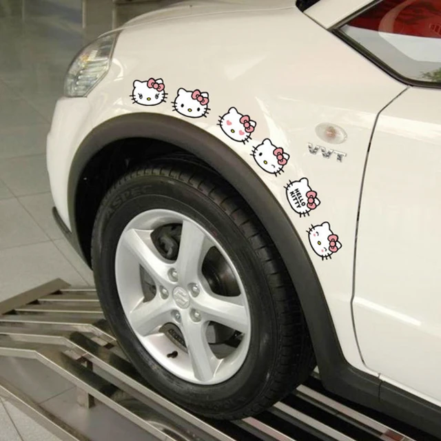 Hallo Kitty Auto Aufkleber Anime Sanrio Motorrad Aufkleber Nette