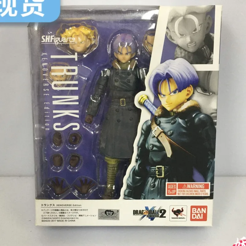 

Anime Action Figure In Stock Bandai Figuarts Shf Dragon Ball Trunks Xenoverse Edition Model Kit Finished Model Gifr For Kid