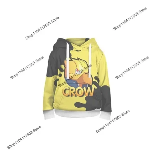 4T-14T Kids Hoodie Print 3D Hooded Pullover Cosplay Kenji Juju Shade Edgar Harajuku Casual Tracksuit Cool Autumn Hoody Tops