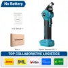 Drillpro Electric Hammer Drill 180W Cordless Hammer Screwdriver Adjustable Head Nail Drill Power Tool for Makita 18V Battery 6