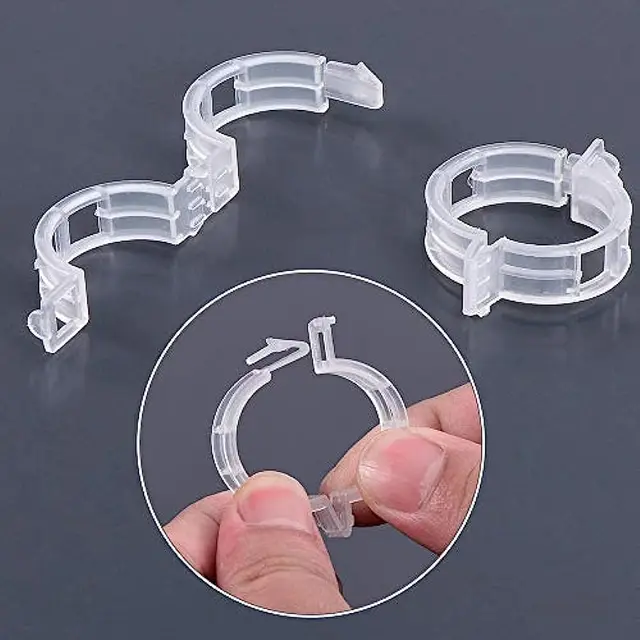 50 db Növény Támogatja A Kerti Paradicsom Zöldségszőlő Függőleges Klip Újrafelhasználható Kertészeti Készletek Oltó Rögzítőszerszámokhoz - Image 2