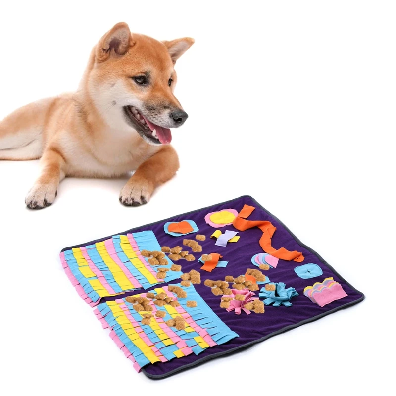 

Pet Dog Snuffle Mat Nose Smell Training Blanket Sniffing Pad Slow Feeding Bowl Dispenser Carpet Relieve Stress Non-Slip