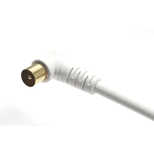 TV와 동축 안테나 위성 케이블, 90 도 직각 수-직선 수 커넥터, 5M 3M 1.5M RF RG6 쿼드 쉴드 CL2 3