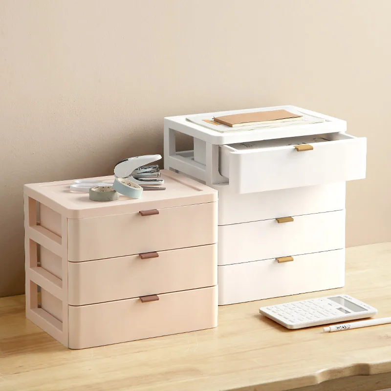 

Storage Box Desktop Storage Box Plastic Drawer Multi-layer Desk Rack Bedroom Dormitory Cosmetic Finishing Storage Box
