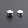 3 Pairs Crystal Strong Magnetic Ear Stud Clip Earrings for Men and Women Punk Round Zircon Magnet Earrings Non Piercing Jewelry 3