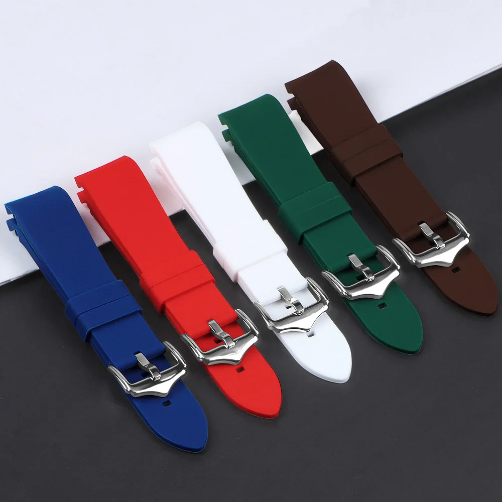 Curved Silicone Watch Band Universal Wristbelt – Premium Rubber Bracelet