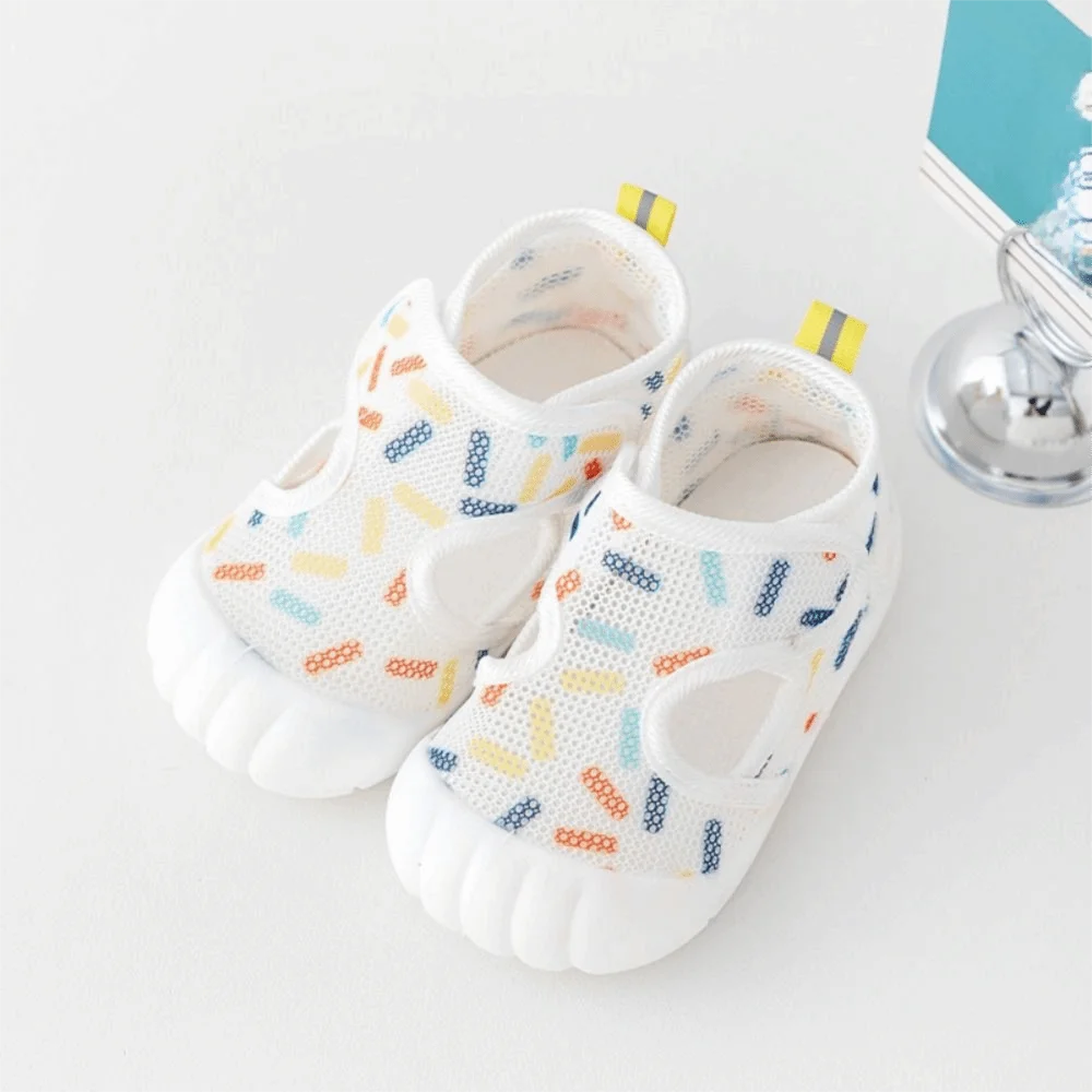 Casual Shoes Breathable Baby Sandals Soft Sole Comfortable First Walkers Air Mesh Flexible Kids Sandals Summer Season
