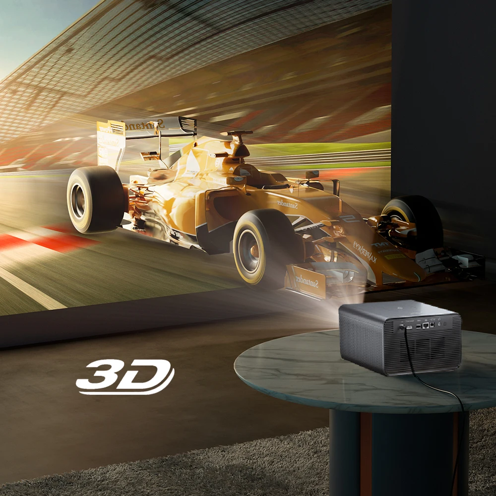 Mini projector Portable projector Video projector Jenovox M3000 Pro DLP Projector Produce by Changhong 1080P Projector Support 4K Video Home Theater 3D Android Smart TV With MEMC