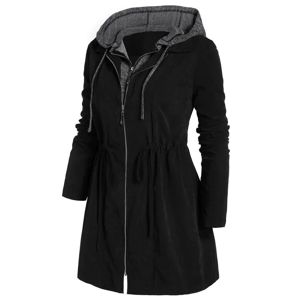 Women's Jacket Windbreaker Outdoor Mountaineering Jacket Waterproof Trench Coat for Women Jackets Coats L-6XL Size