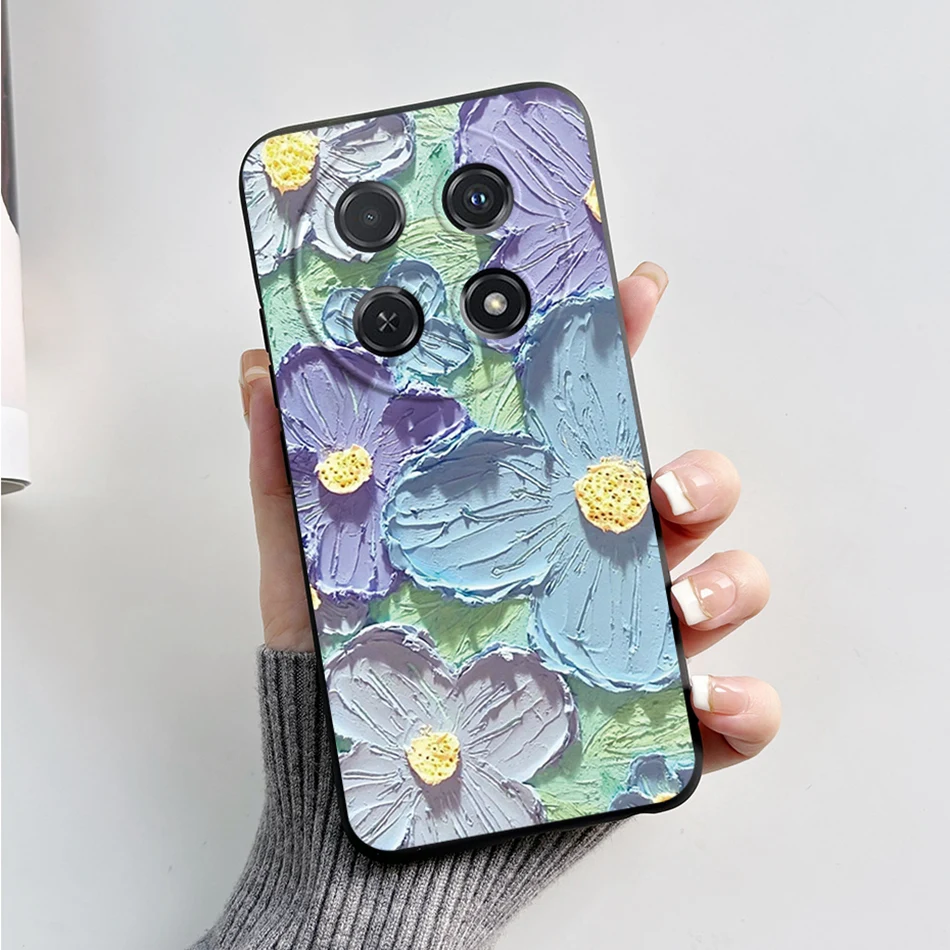 Cute Cartoon Cat Silicone Back Cover - Soft Protective Case