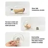 Glass Matchstick Holder Match Cloche Bottle Strike Jar Home Display Glass Bottle Matches Container Glass Display Dome 5