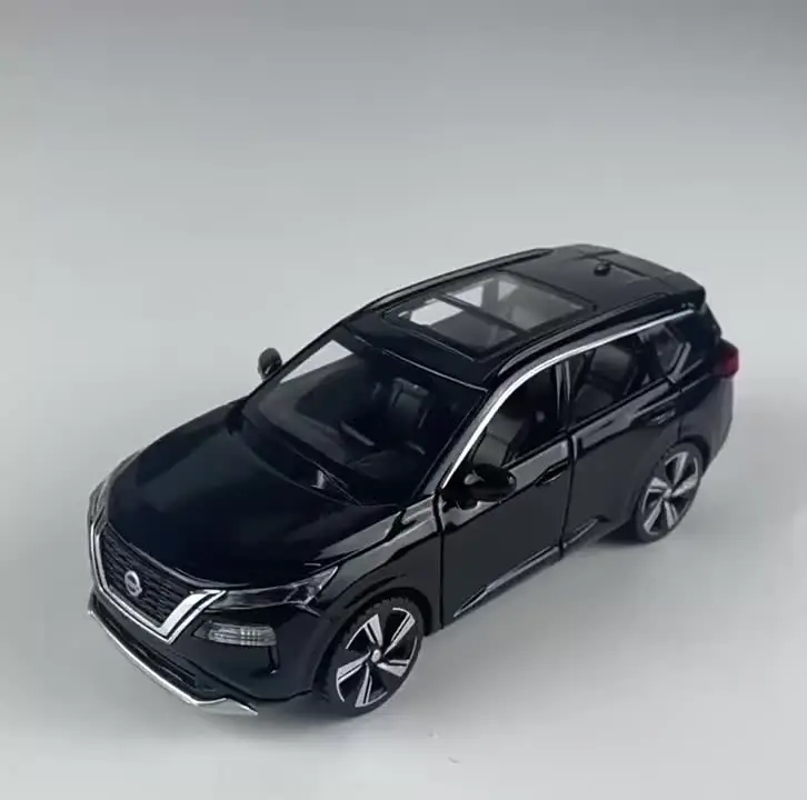 1:32 X-TRAIL SUV Alaşım Araba Modeli Döküm Metal Oyuncak Arazi