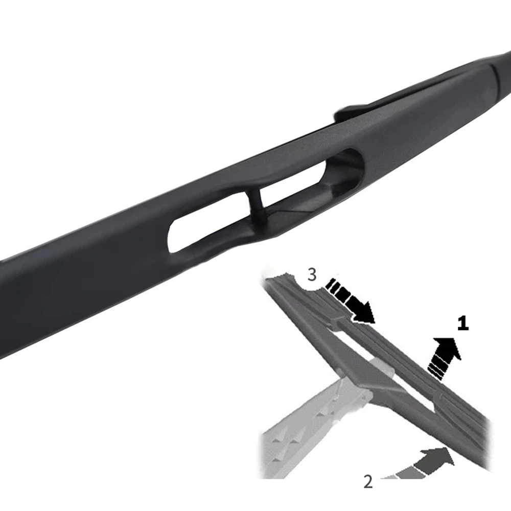 Rear Wiper Blade & Arm Set Kit for Renault Scenic 2 / Grand Scenic MK 2 Windshield Windscreen 2003 - 2009 5