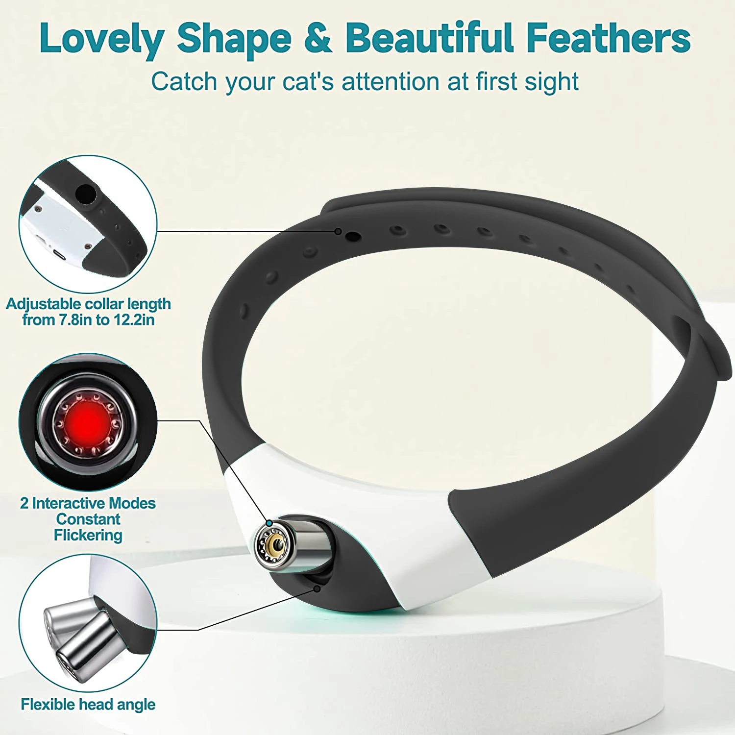 leap activated cat collar