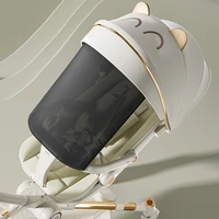 Poussette bébé légère et pliable à une touche, haute vue, poussette de salle à manger pour bébé assis et allongé, bidirectionnel, Cheshire Age 4