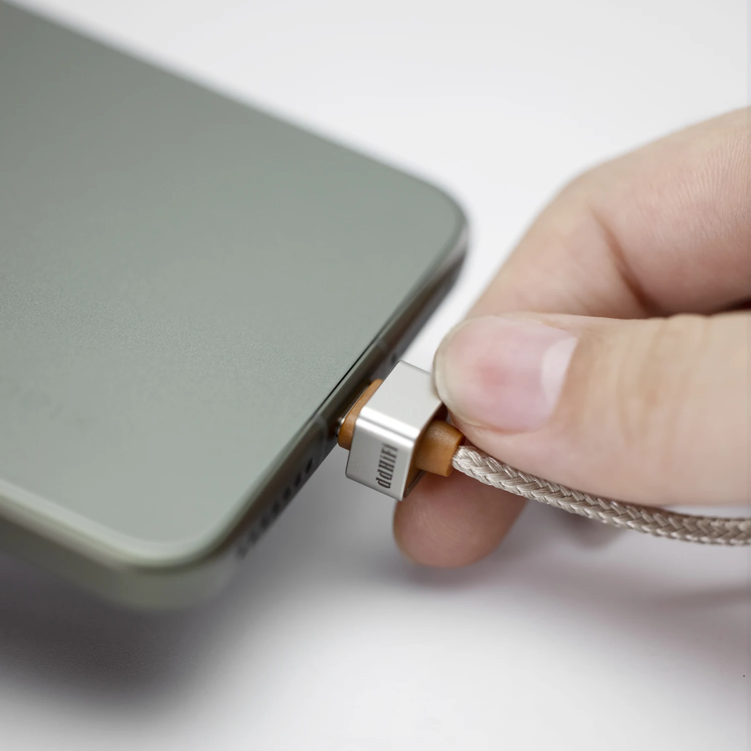 Premium USB OTG Audio Decoding Cable with Flexible Connectors, 8cm Length
