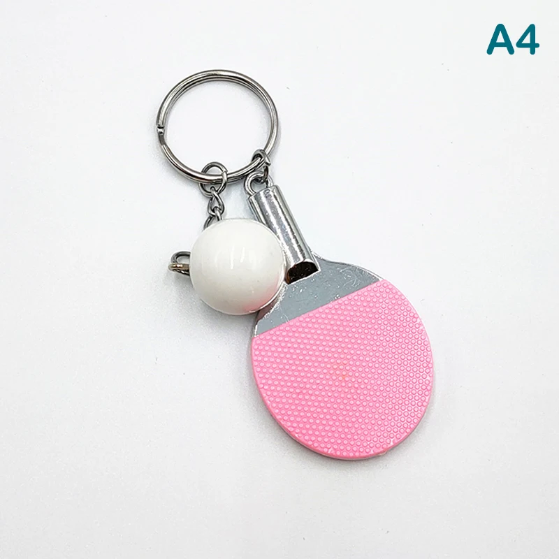 Portachiavi Racchetta Da Ping Pong In Metallo – Set Da 2, Design Sportivo E Colorato, Regalo Divertente Per Appassionati Di Tennis Tavolo, Leggero E Resistente