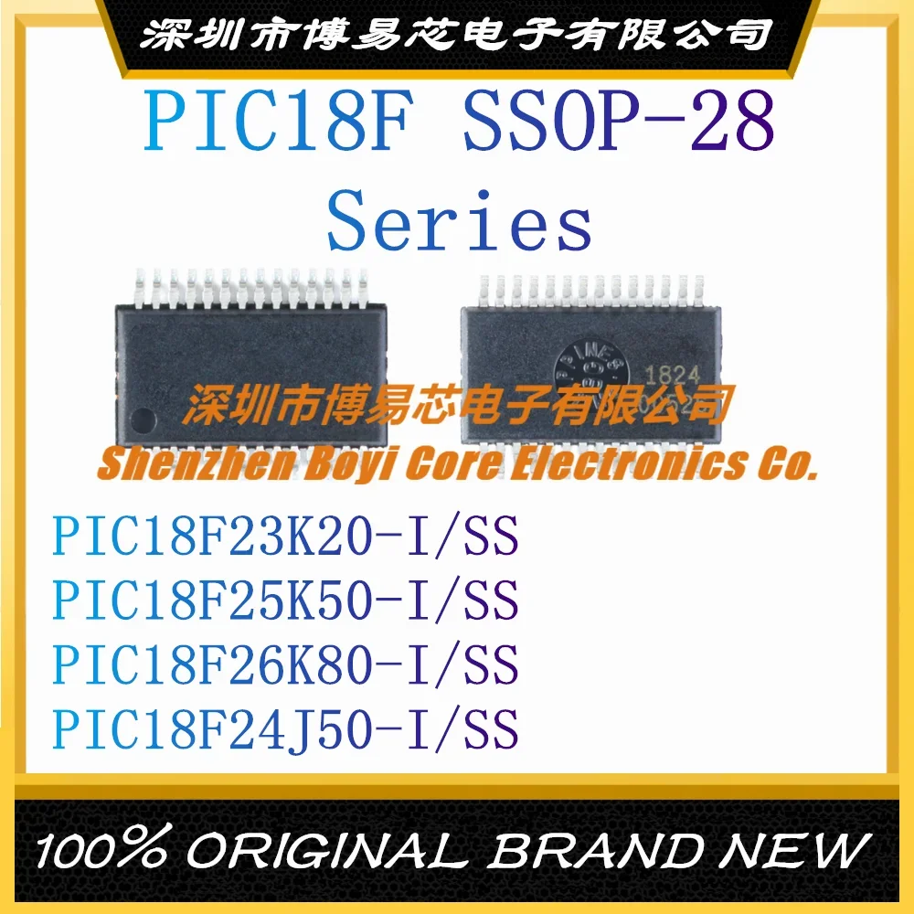 PIC18F23K20 PIC18F25K50 PIC18F26K80 PIC18F24J50 I/SS SSOP-28 Microcontroller IC Chip (MCU/MPU/SOC) pic18f24j50 ssop 28 pic18f24j50 i ss new original