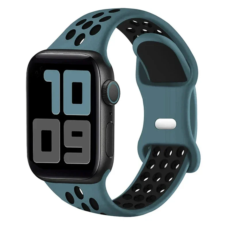 ตัวเลือกสินค้า สายซิลิโคนกีฬา Apple Watch ซีรีส์ 10-6 นุ่มสบาย ทนทาน