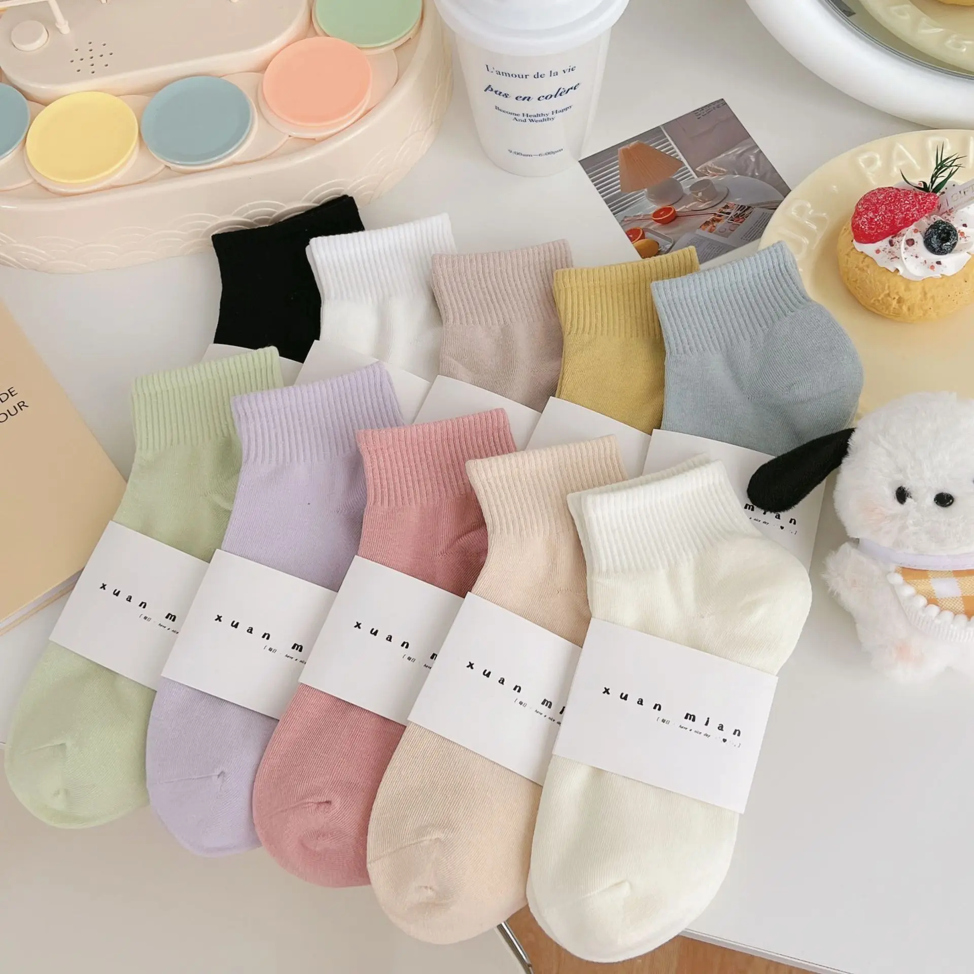 Cotton Sports Socks 10Pairs for women