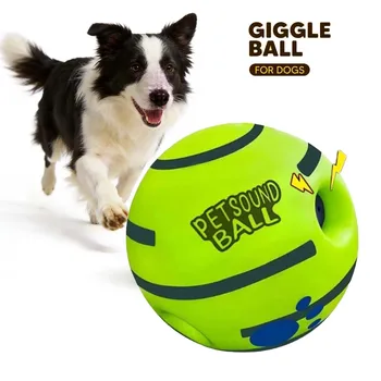Squeaky Smiley Dog Chew Ball 1