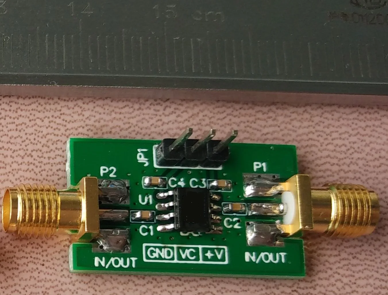 전압 제어 감쇠기, 0.5-3G, 40DB, 0-5V 제어