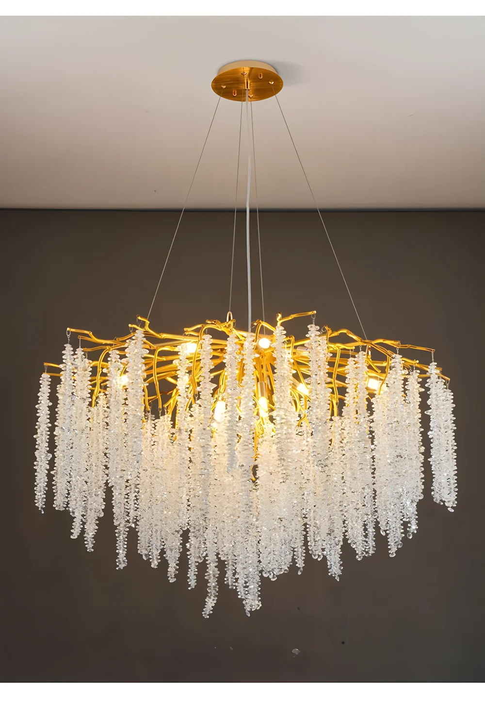 Modern New Crystal Chandelier Image 4