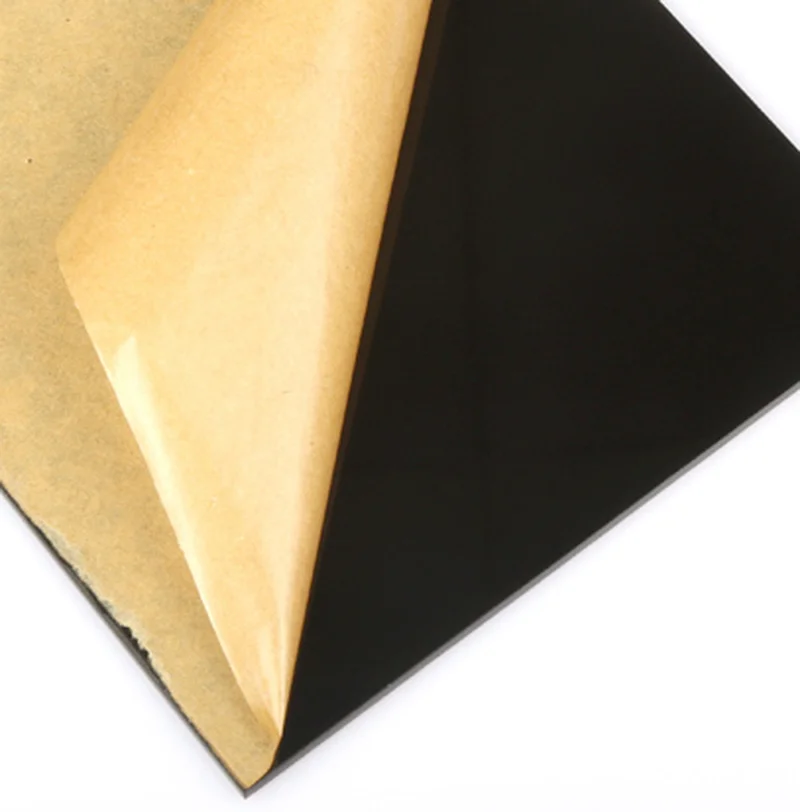 Acrylic Board Glossy Pure Black Plastic Sheet Organic Glass Polymethyl Methacrylate 1mm 3mm 8mm Thickness 200*200mm For Plastic Acrylic Sheet
