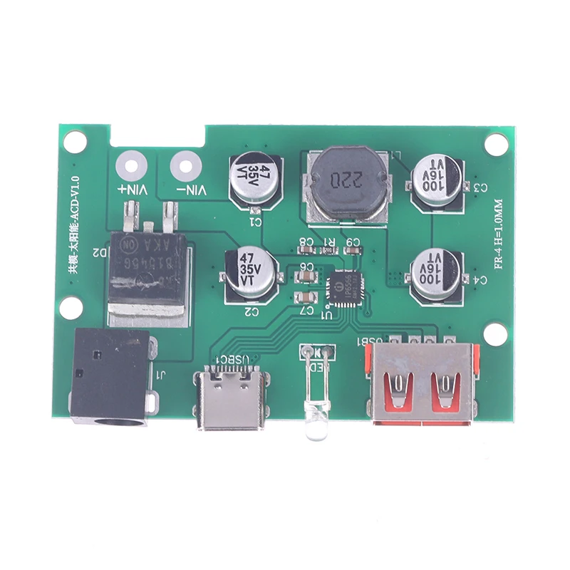 Solar Charger Solar Controller Regulator Type-c USB With QC 3.0 DIY Solar Charger Quick Charge For IPhone For Samsung/Huawei ForXiaomi