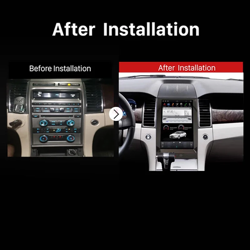

Android 9.0 6+128G For Ford Taurus 2010-2018 Tesla Screen Radio Car Multimedia Player Auto GPS Navigation Head Unit Carplay 2DIN