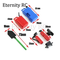 5pcs Simulation Extinguisher Shovel Fuel Tank Decoration for 1/8 1/10 RC Crawler Car Axial SCX10 TRX4 RC4WD D90 Redcat 5pcs Sim 2