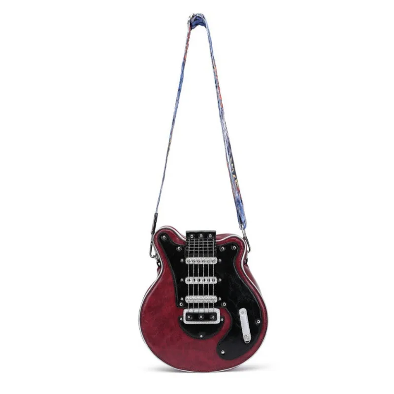 Style Bag Guitar Fashionable Shoulder Personalized Crossbody Handbags For Women Casual High-Quality Messenger Versatile Luxury